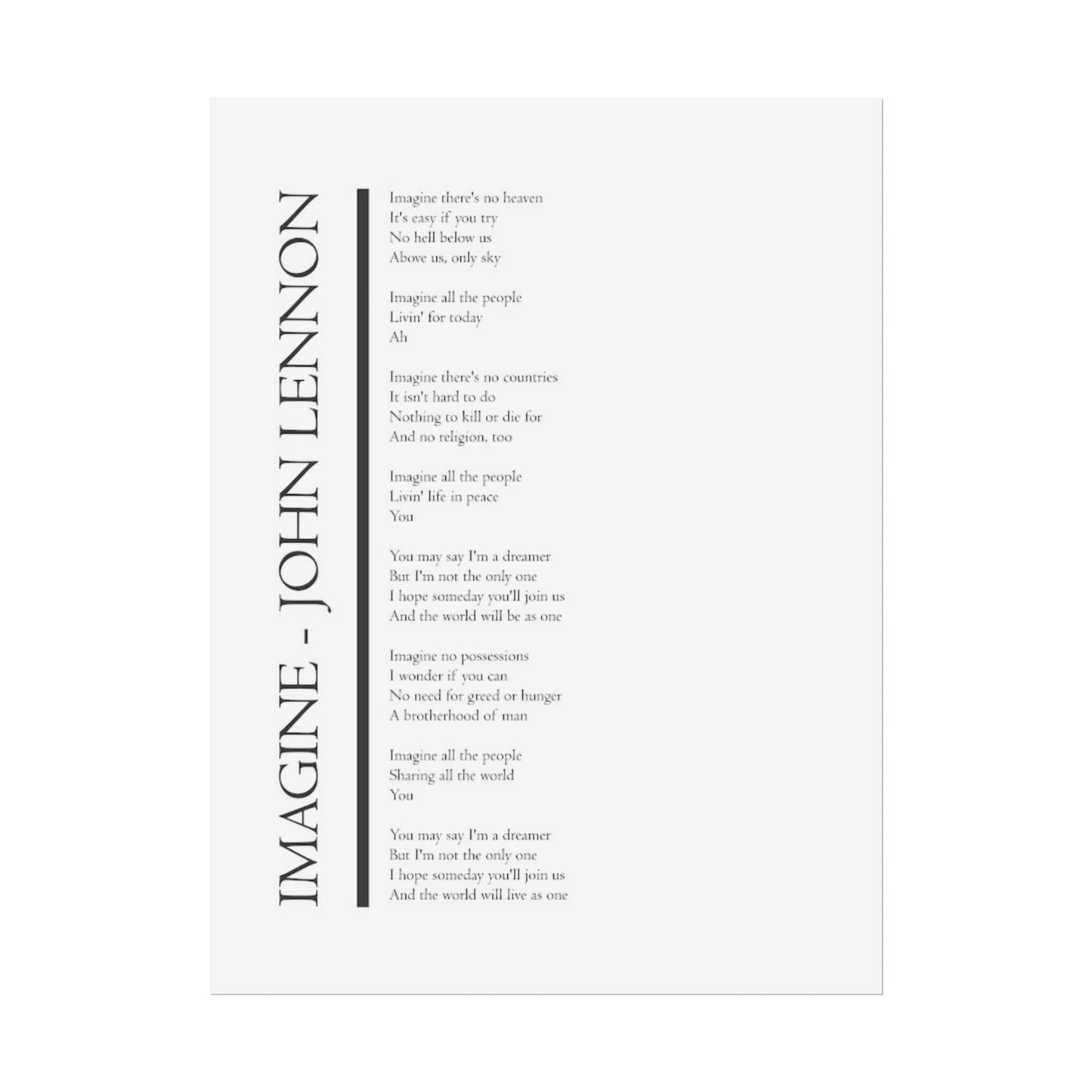 Imagine - John Lennon