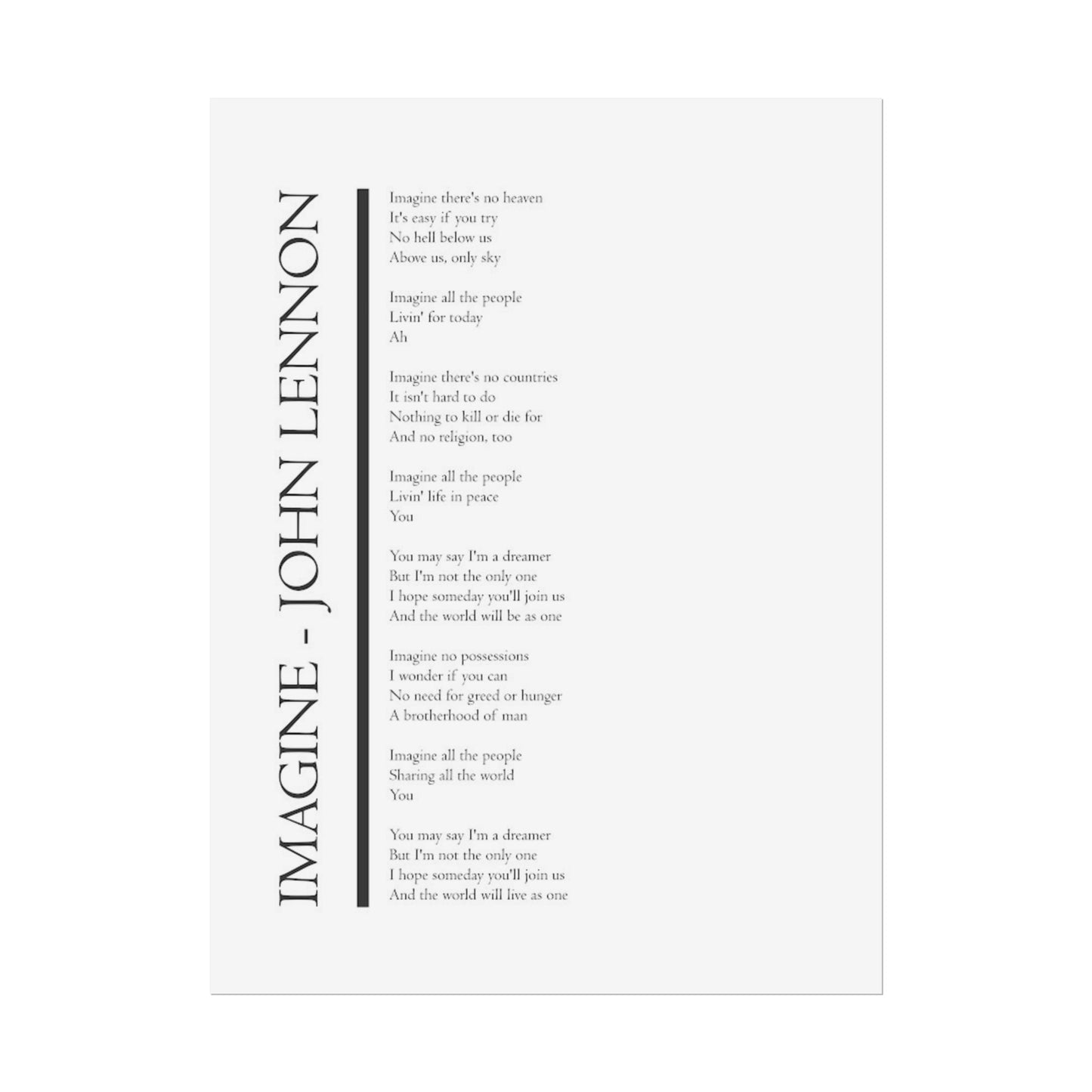 Imagine - John Lennon