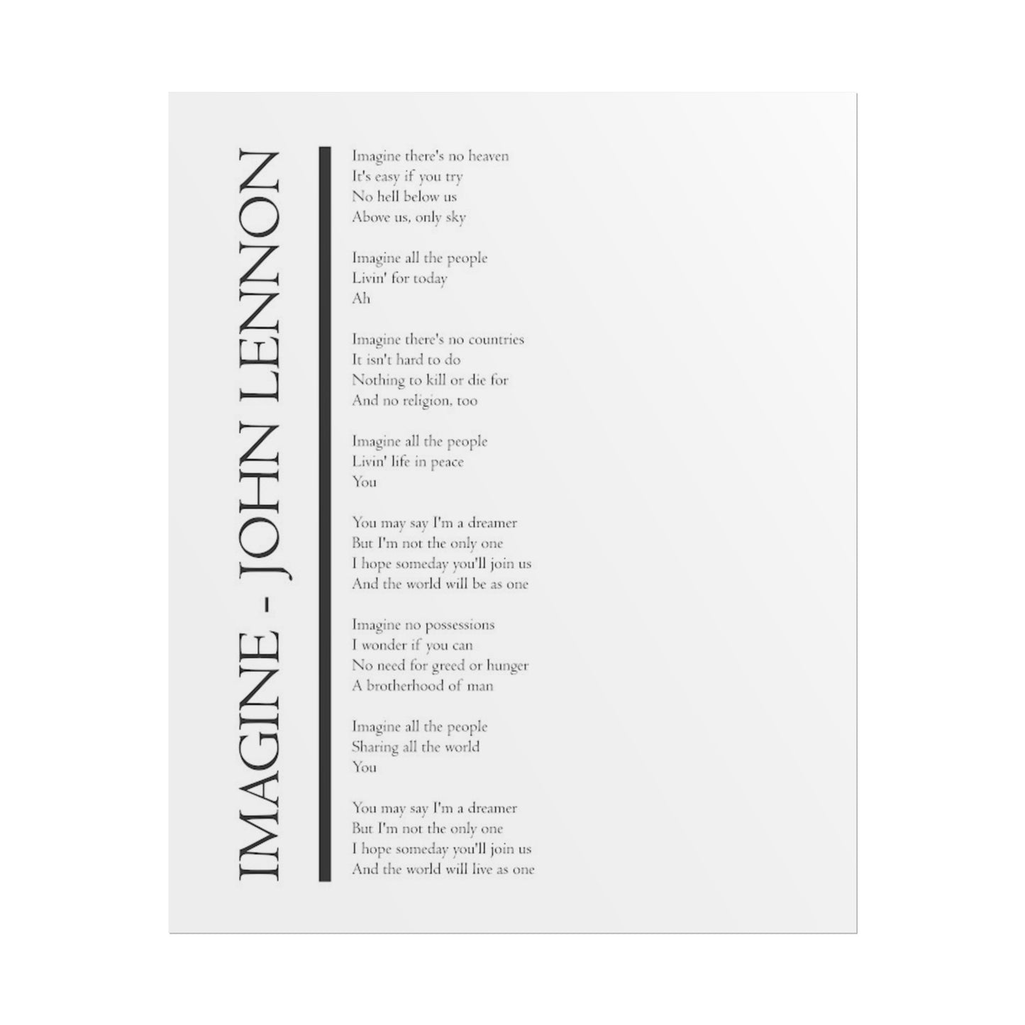 Imagine - John Lennon