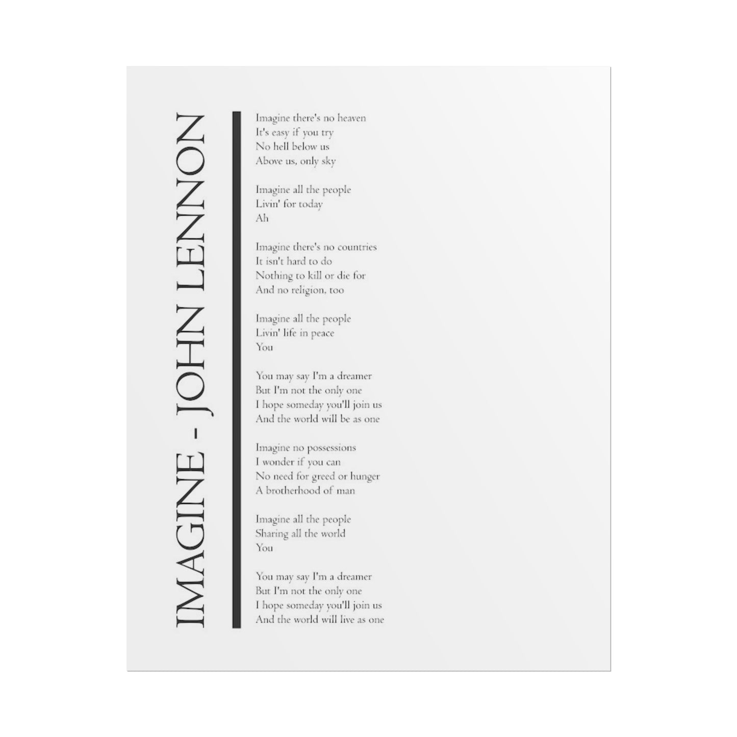 Imagine - John Lennon