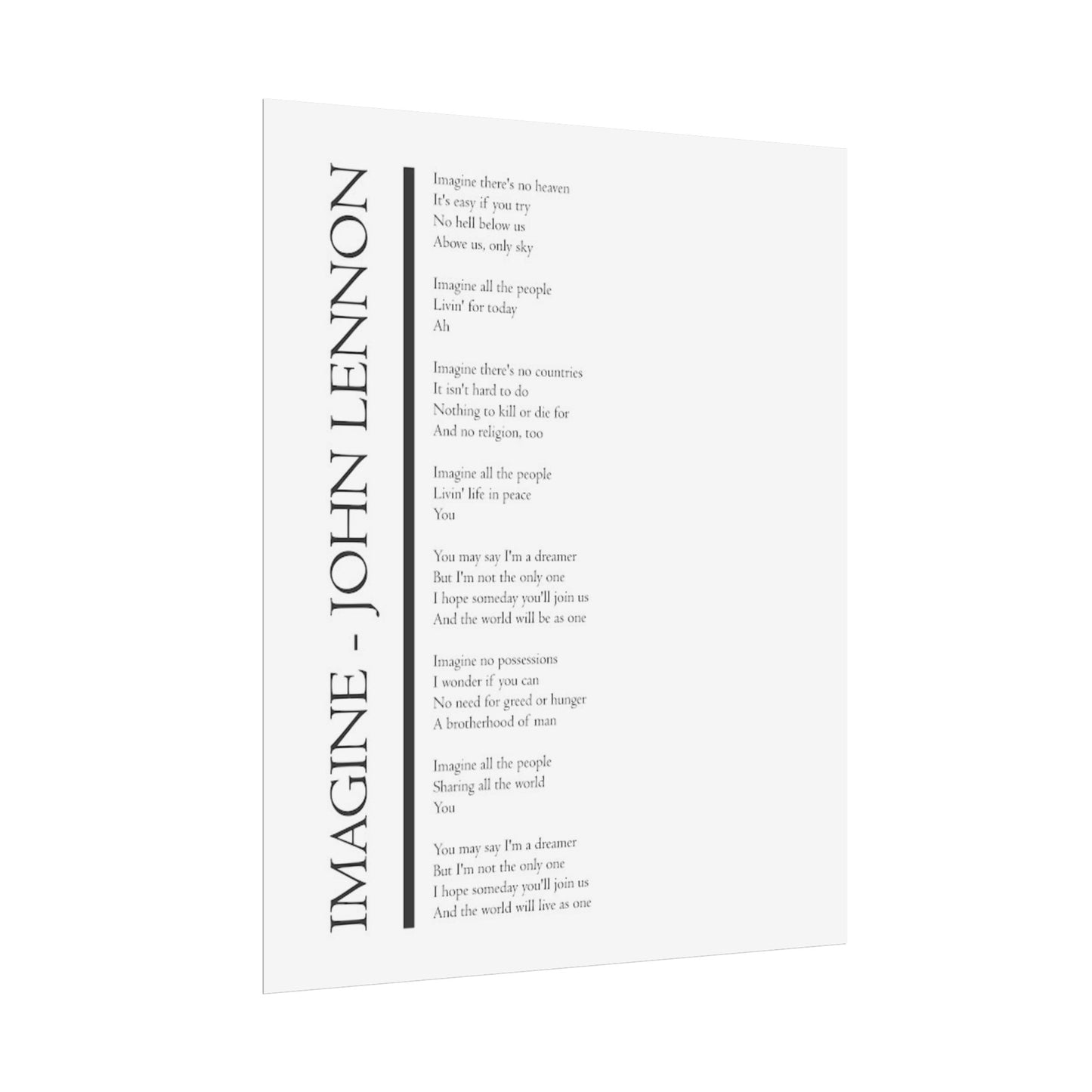 Imagine - John Lennon